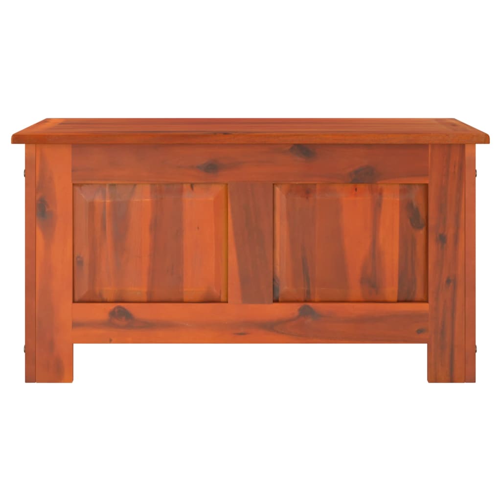 Storage Chest With Lid Solid Wood Acacia
