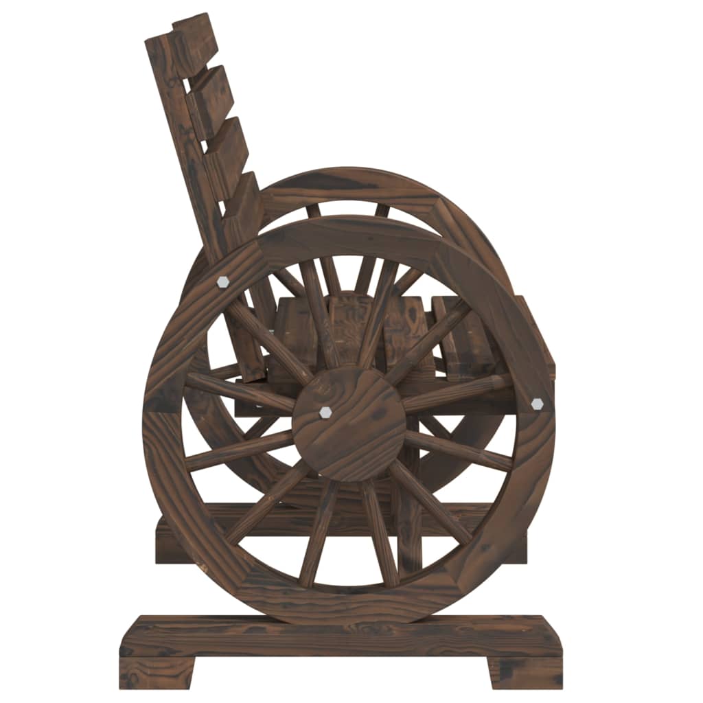 Garden Chairs 4 Pcs Solid Wood Fir