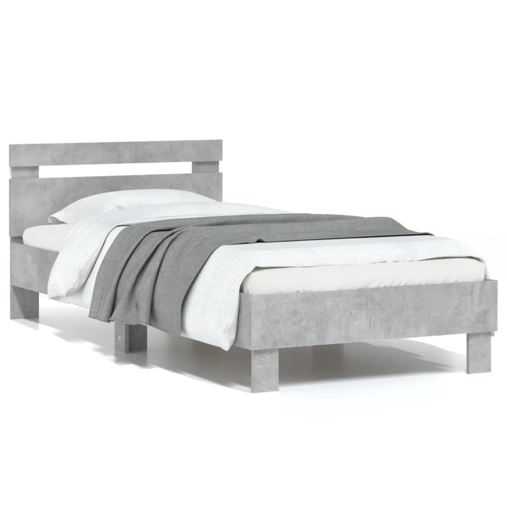 Bed Frame With Led Without Mattress