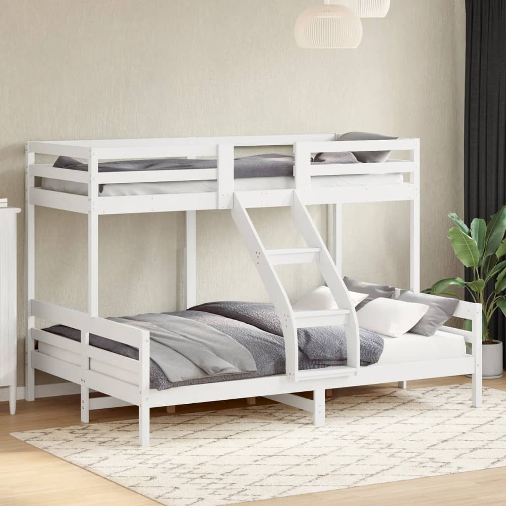 Bunk Bed Without Mattress 80X200/140X200 Cm Solid Wood