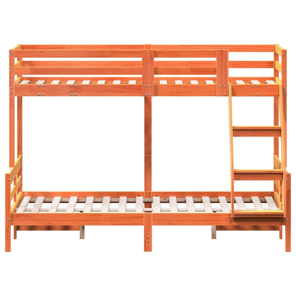 Bunk Bed Without Mattress 80X200/120X200 Cm Solid Wood