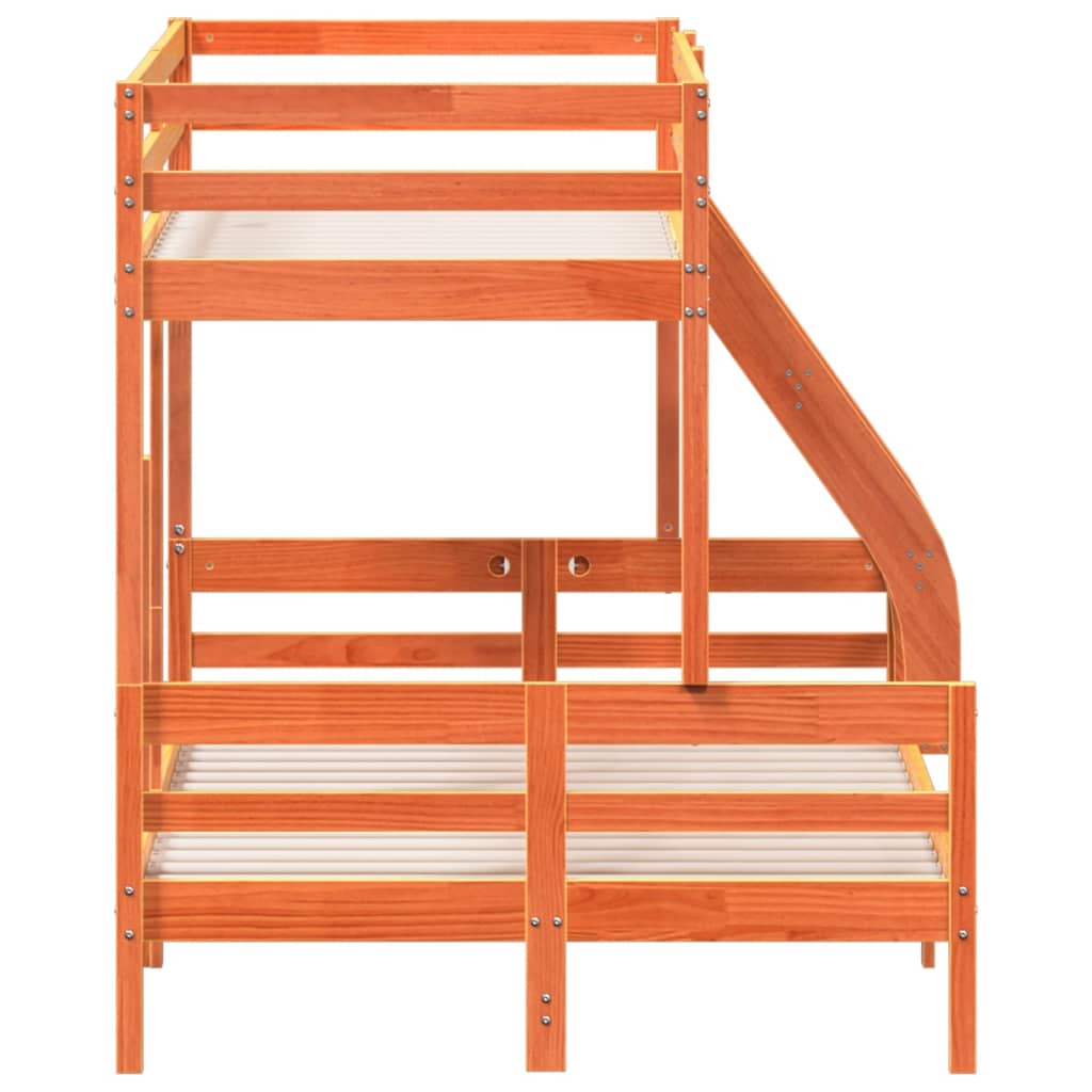 Bunk Bed Without Mattress 80X200/120X200 Cm Solid Wood