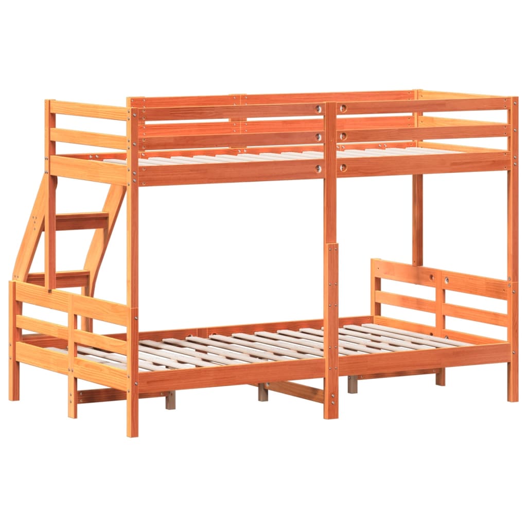 Bunk Bed Without Mattress 80X200/120X200 Cm Solid Wood