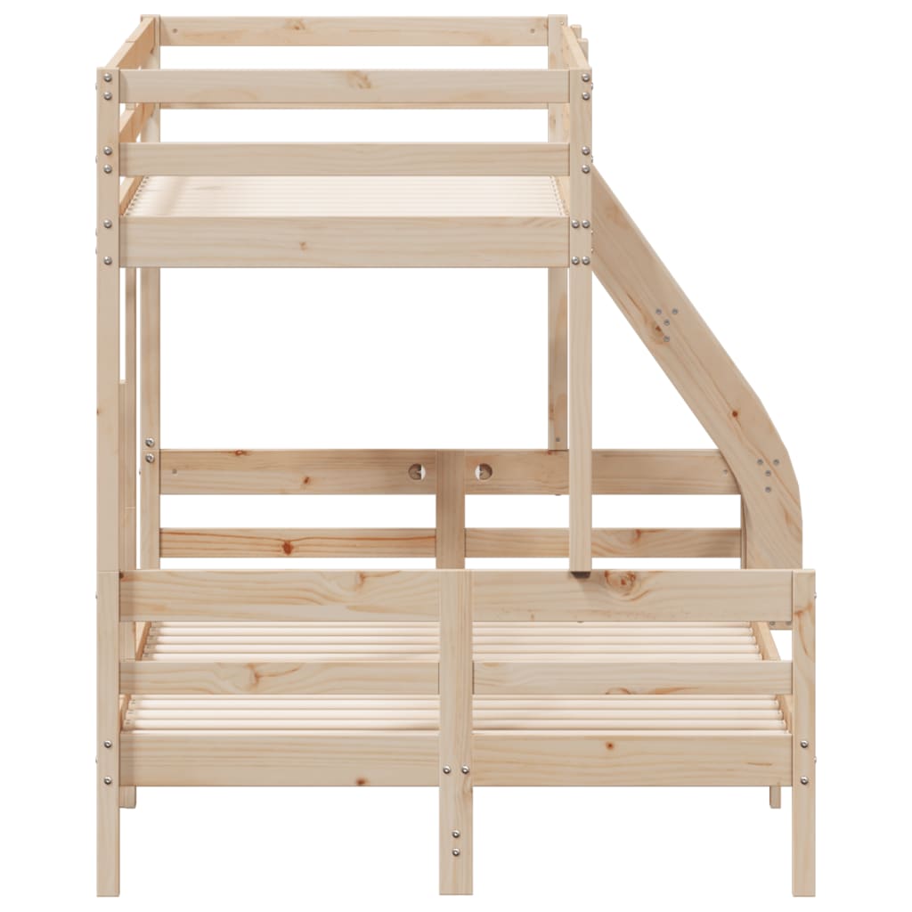 Bunk Bed Without Mattress 90X200/120X200 Cm Solid Wood