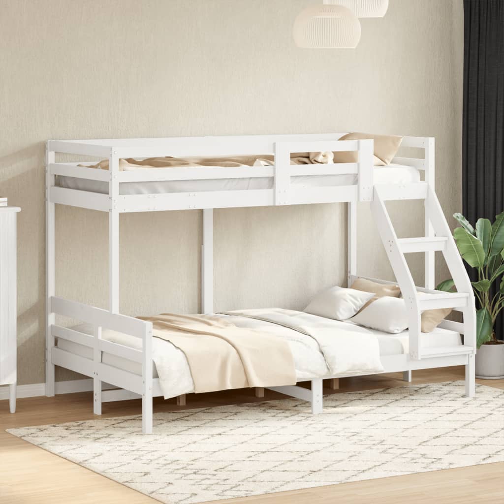Bunk Bed Without Mattress 90X200/120X200 Cm Solid Wood