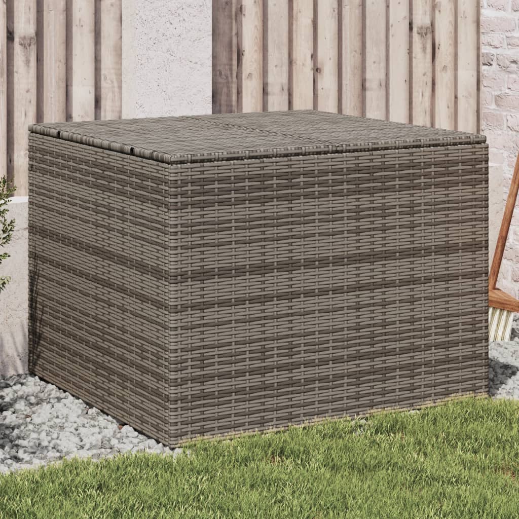 Garden Storage Box Poly Rattan