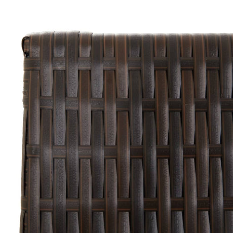 Room Divider 4 Panels Poly Rattan