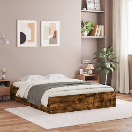 Bed Frame With Drawers Without Mattress Super King