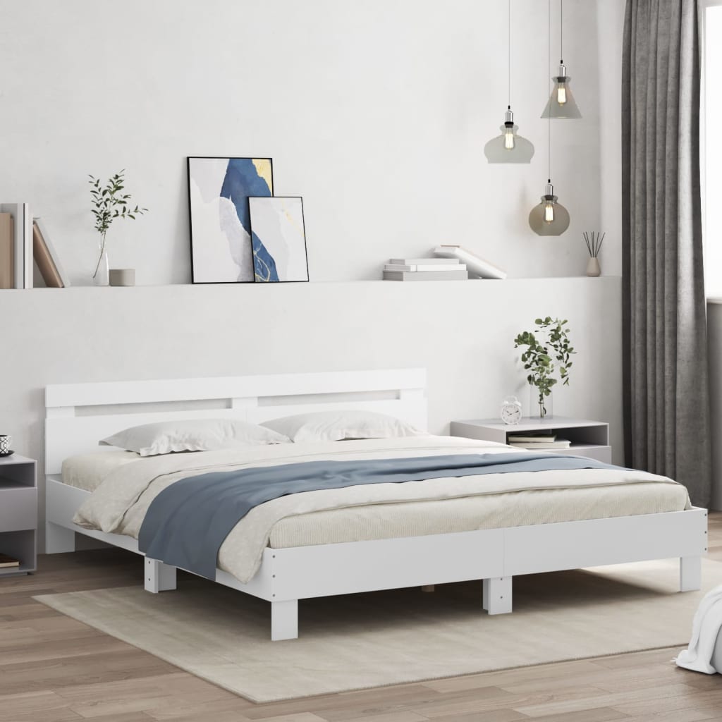 Bed Frame With Led Without Mattress