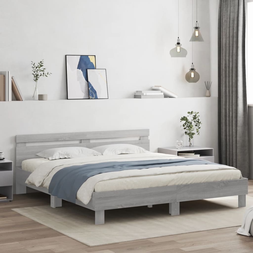 Bed Frame With Led Without Mattress