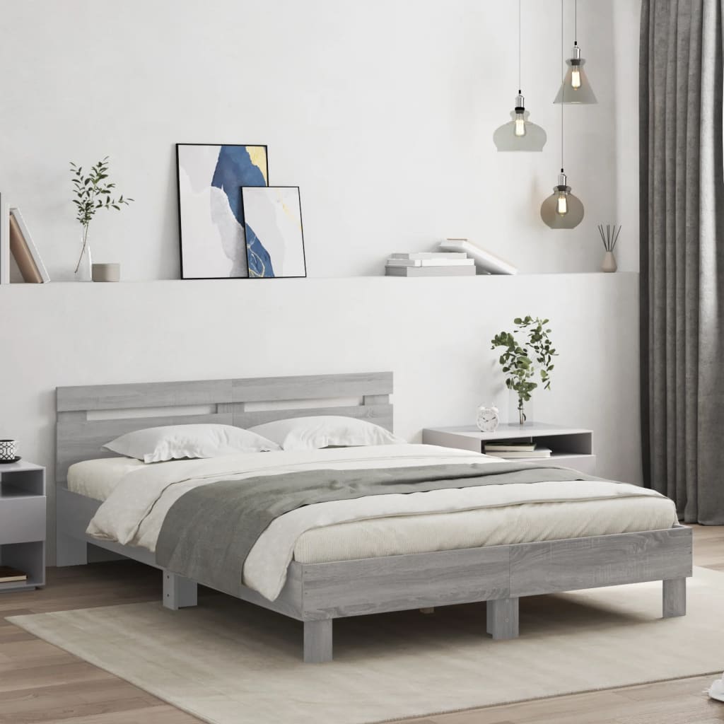 Bed Frame With Led Without Mattress