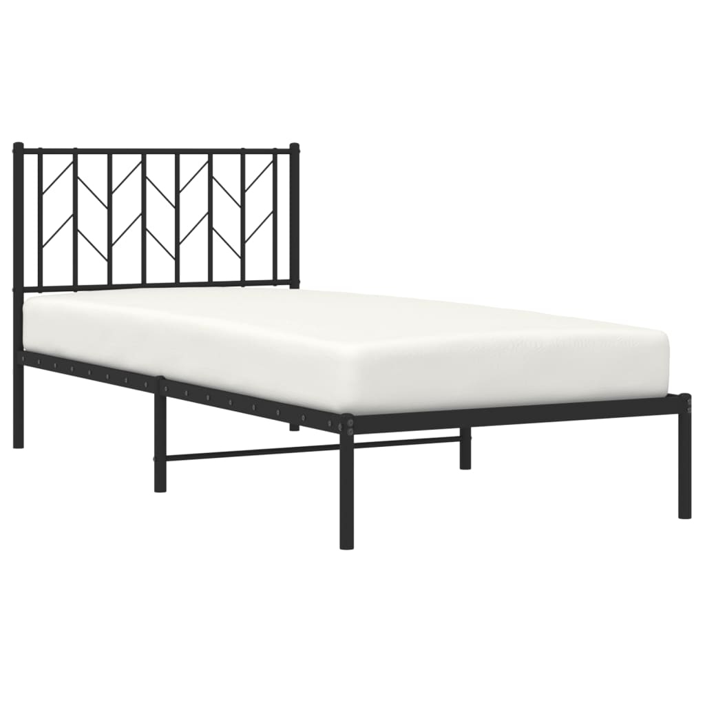 Metal Bed Frame Without Mattress 90X200Cm