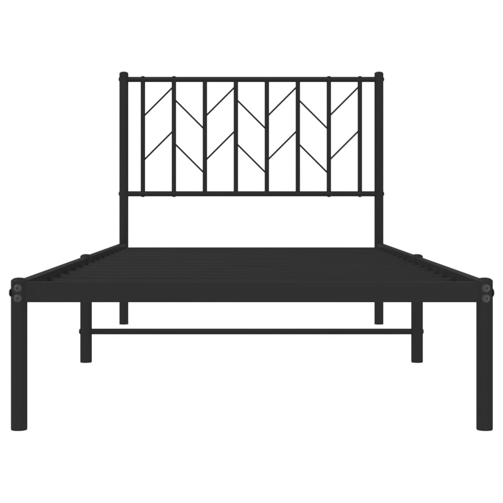Metal Bed Frame Without Mattress 90X200Cm