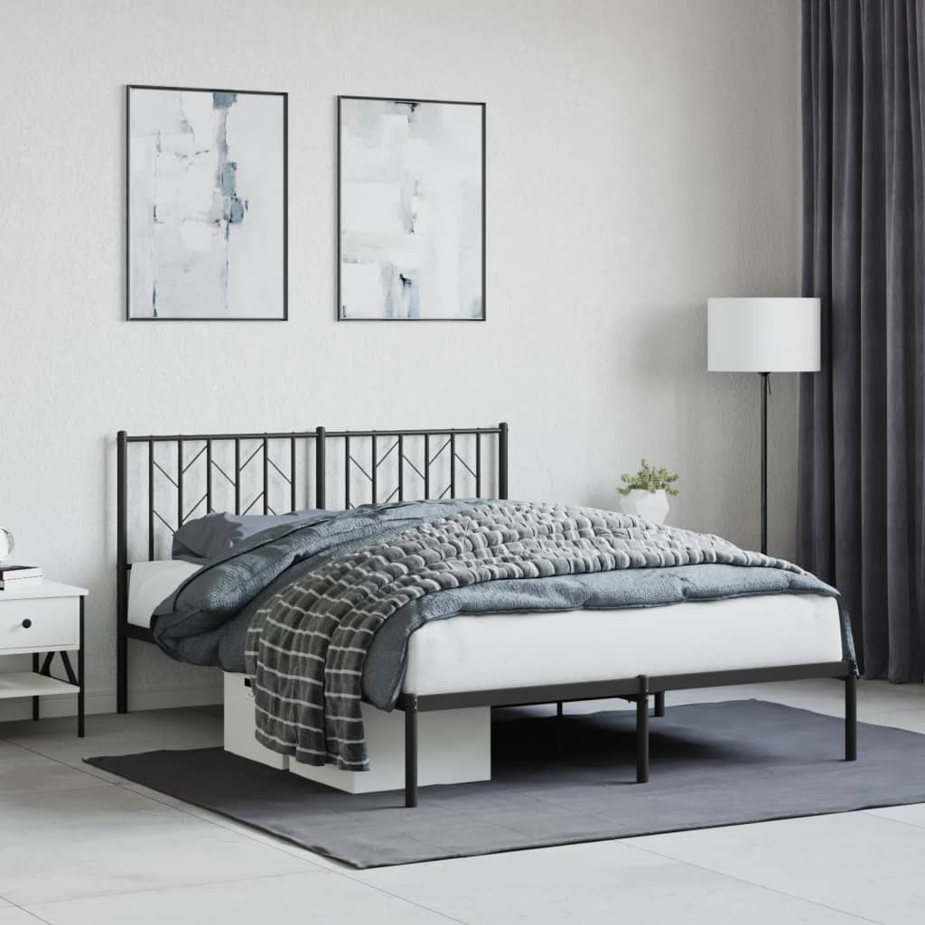 Metal Bed Frame Without Mattress 90X200Cm