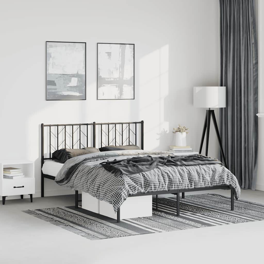 Metal Bed Frame Without Mattress 90X200Cm