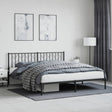 Metal Bed Frame Without Mattress 90X200Cm