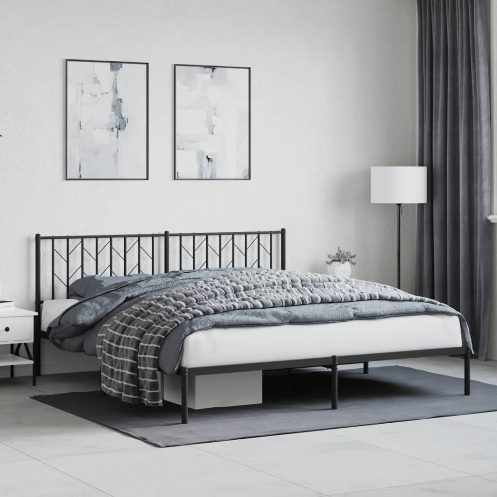 Metal Bed Frame Without Mattress 90X200Cm