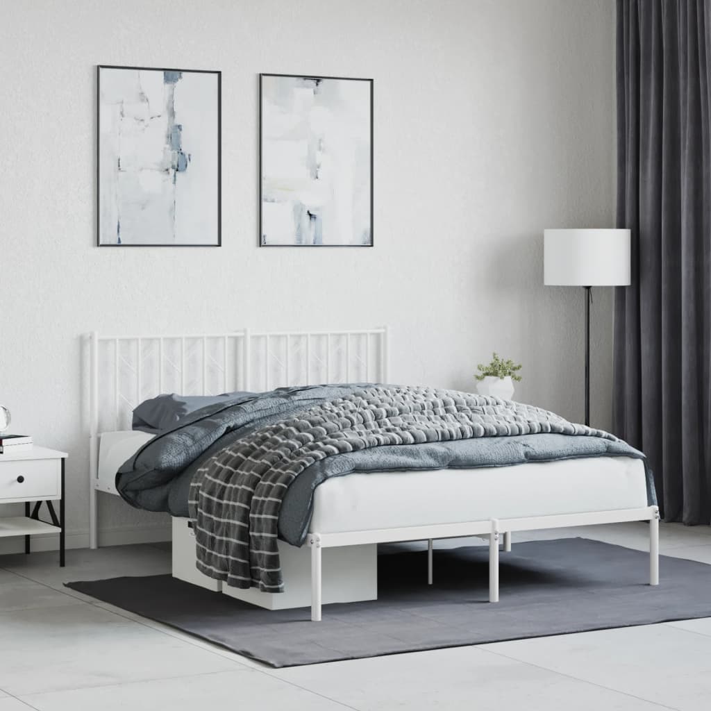 Metal Bed Frame Without Mattress 90X200Cm