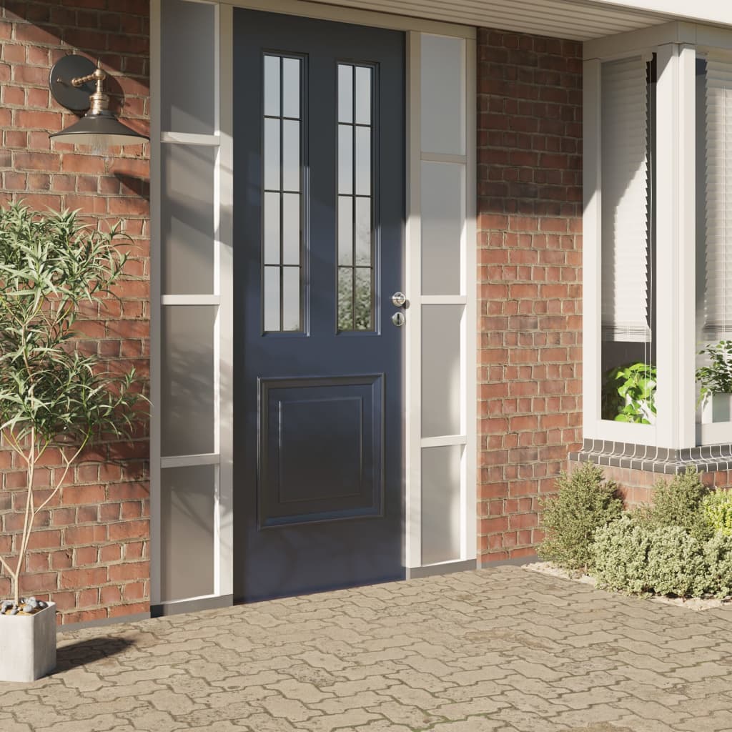 Window Film Static Frosted Transparent Grey 45X500 Cm Pvc