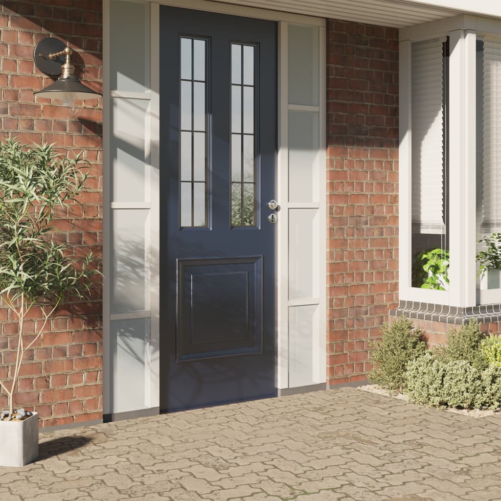 Window Film Static Frosted Transparent Grey 45X500 Cm Pvc