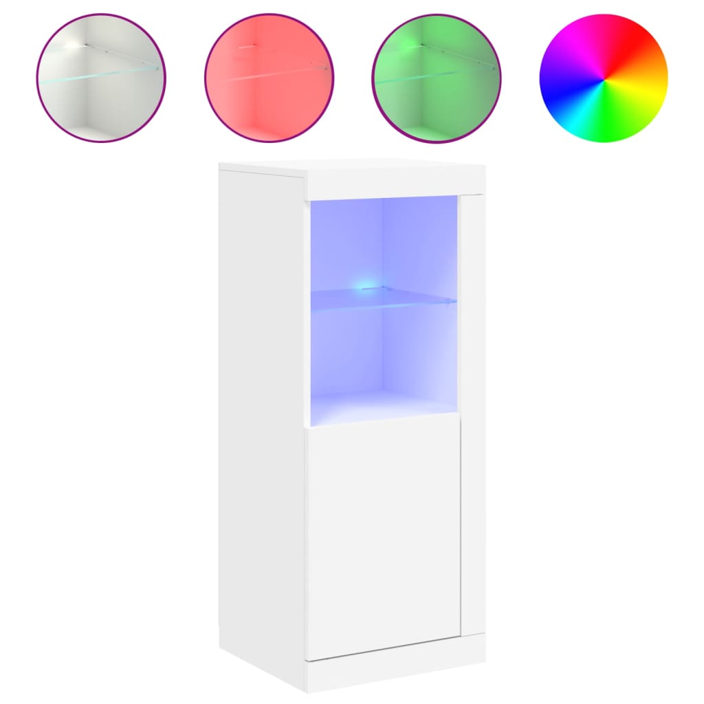 Sideboard With Led Lights 41X37X100 Cm