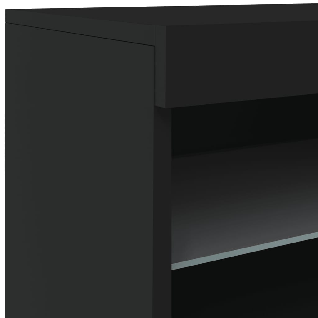 Sideboard With Led Lights 60X37X67 Cm