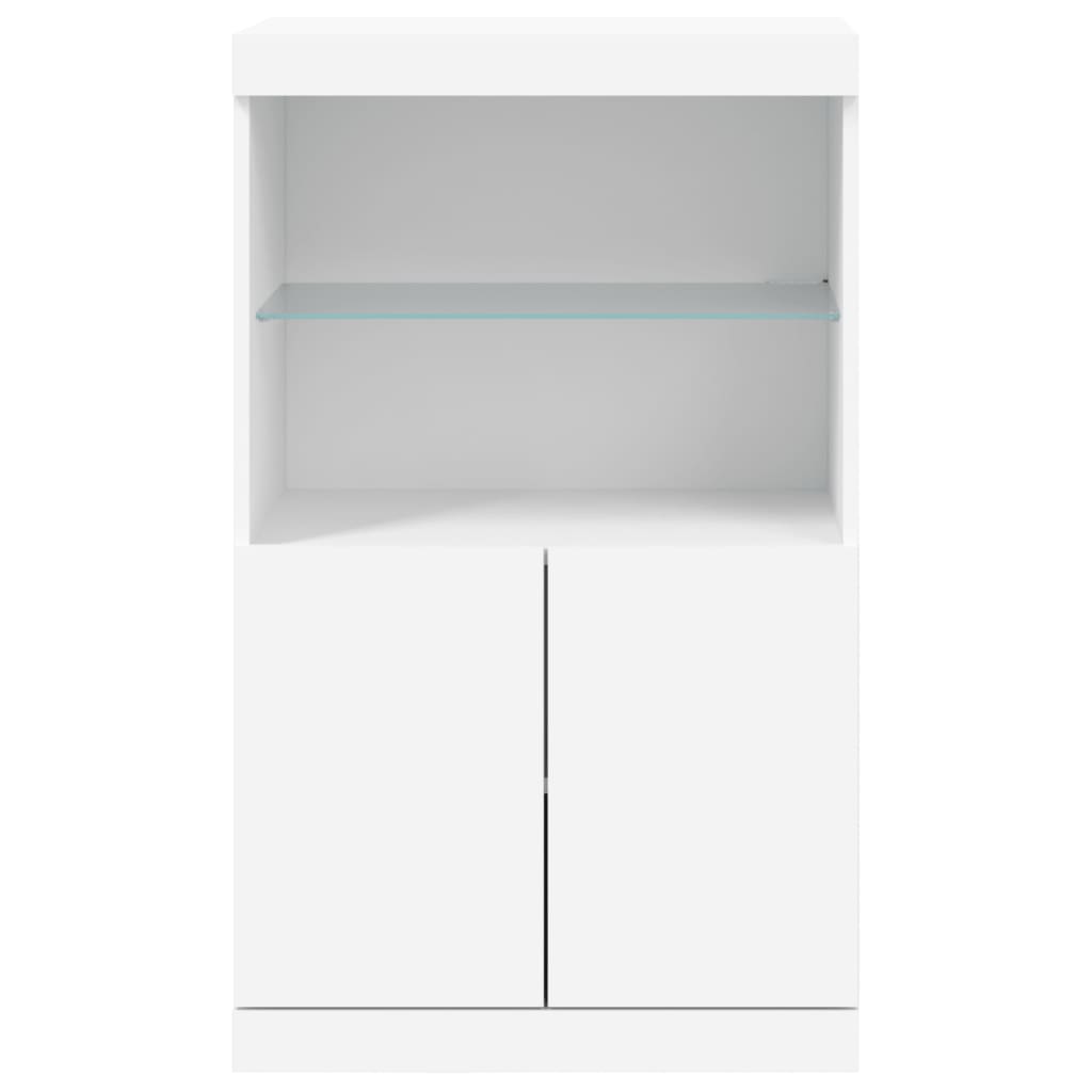 Sideboard With Led Lights 60.5X37X100 Cm