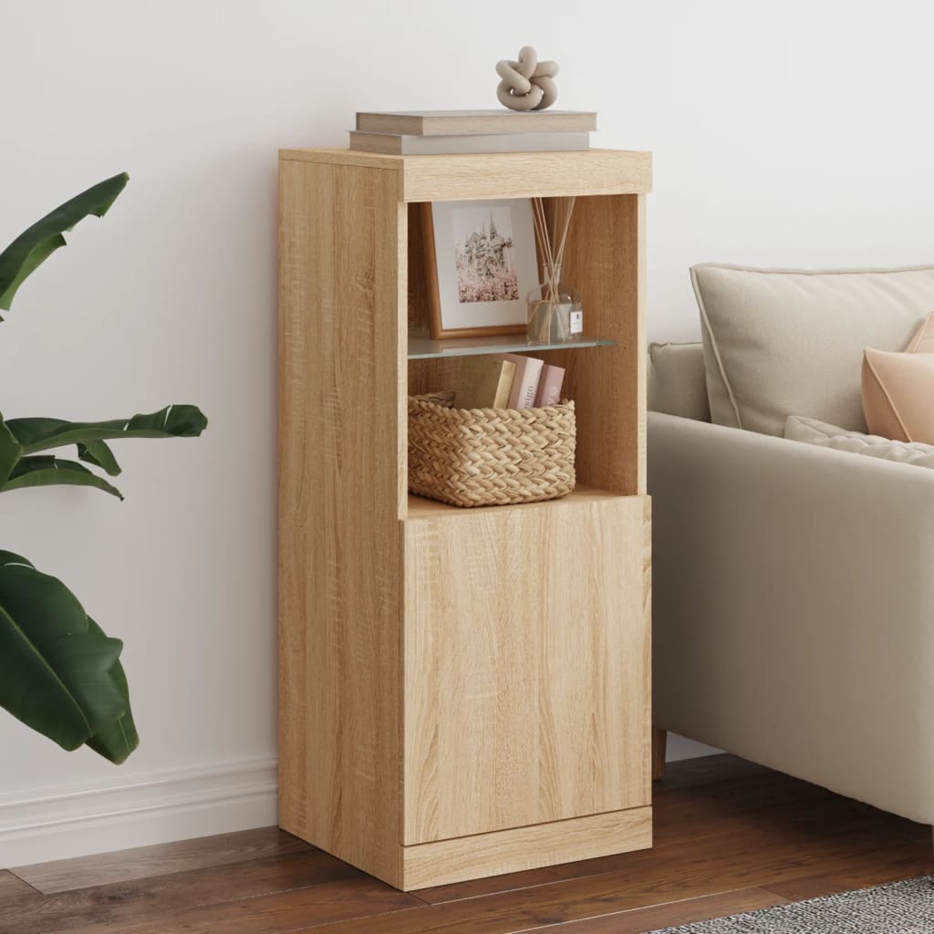 Sideboard With Led Lights 41X37X100 Cm