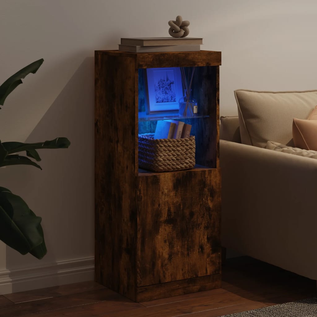 Sideboard With Led Lights 41X37X100 Cm