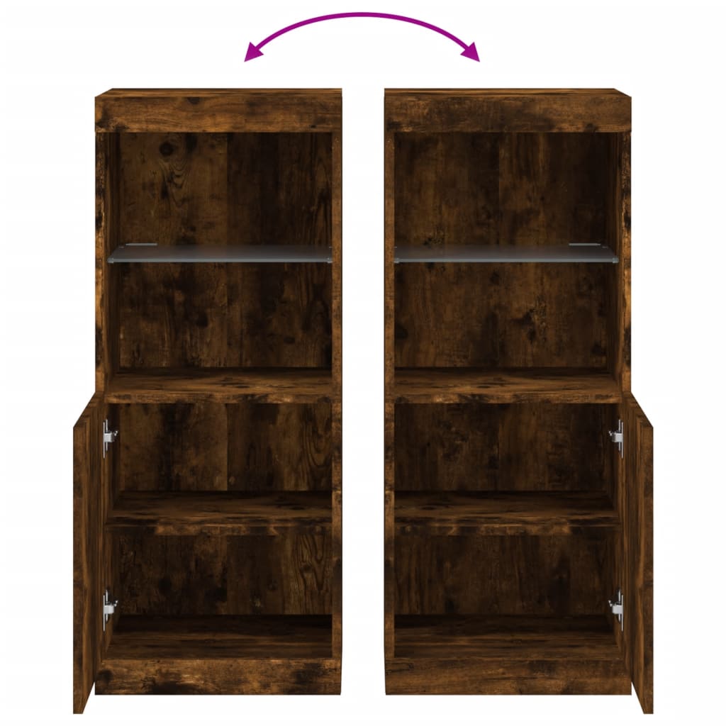 Sideboard With Led Lights 41X37X100 Cm