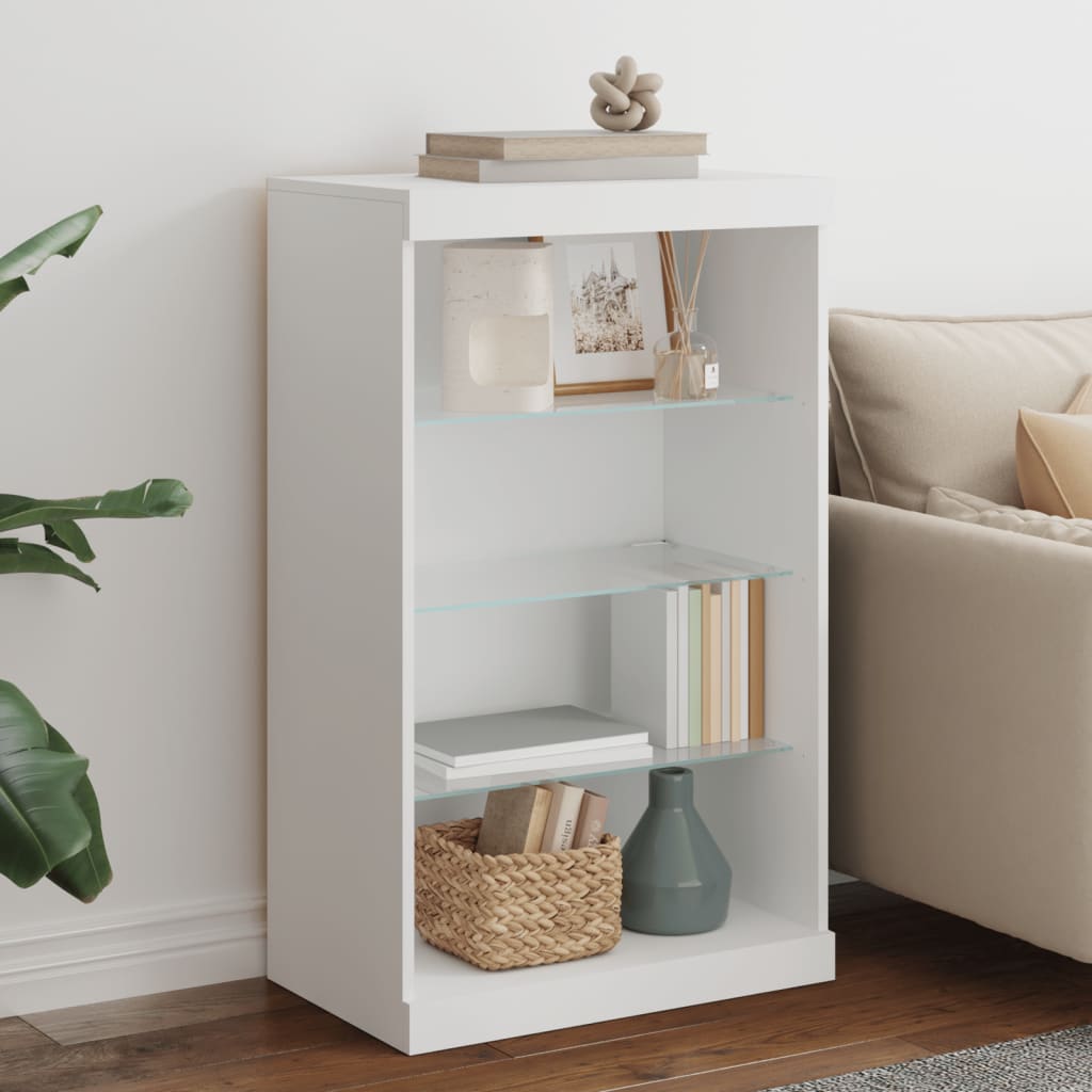 Sideboard With Led Lights 60.5X37X100 Cm