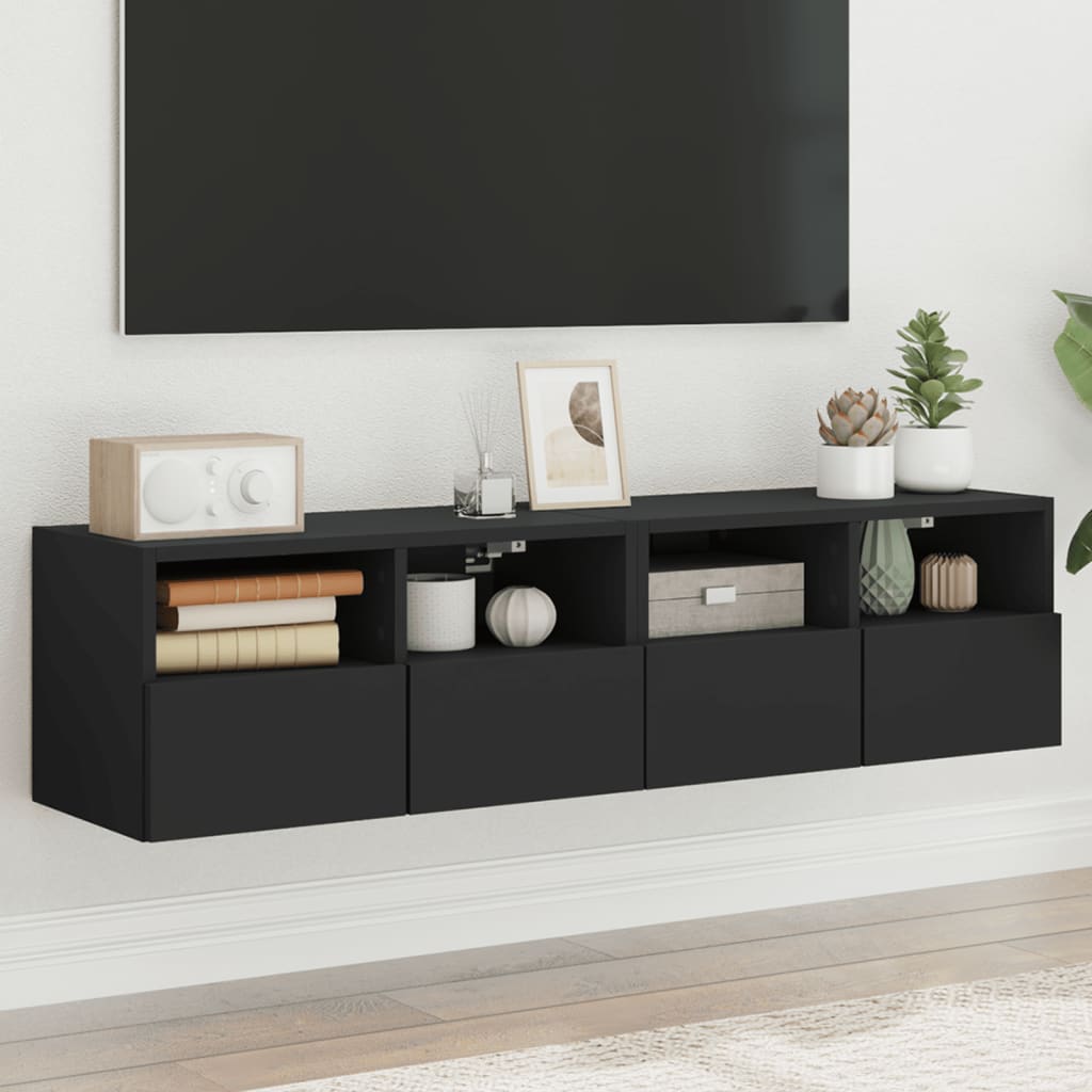 Tv Wall Cabinet 60X30X30 Cm Engineered Wood