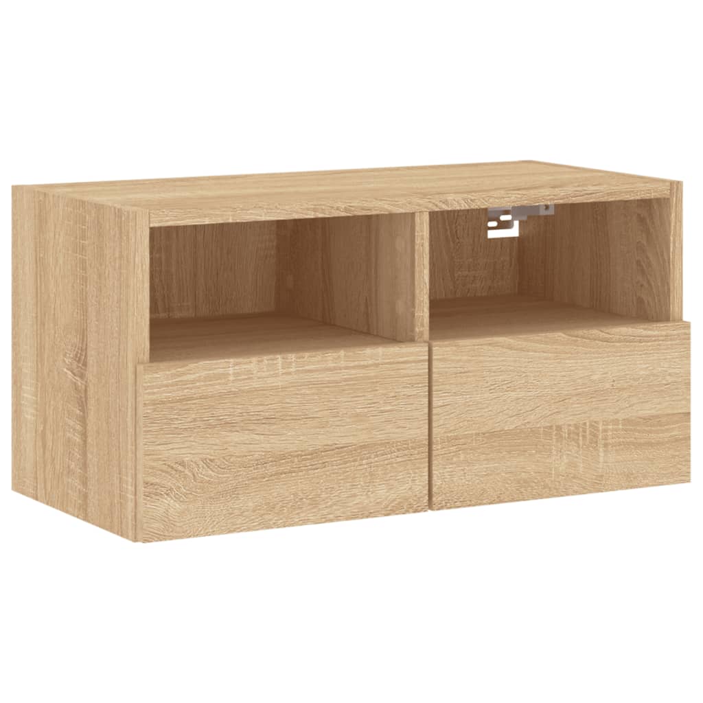 Tv Wall Cabinet 60X30X30 Cm Engineered Wood