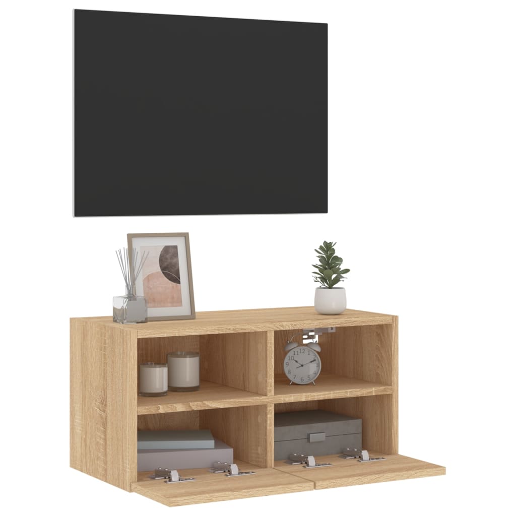 Tv Wall Cabinet 60X30X30 Cm Engineered Wood