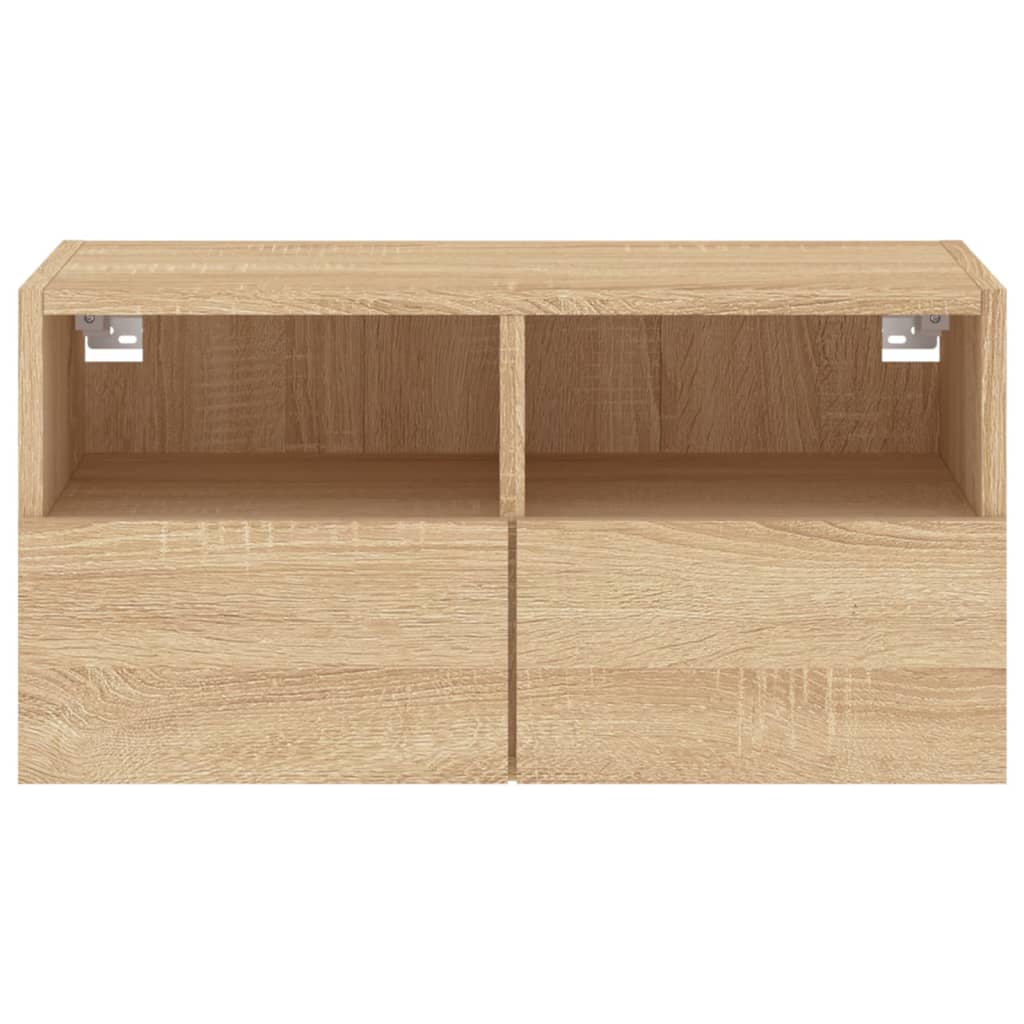 Tv Wall Cabinet 60X30X30 Cm Engineered Wood