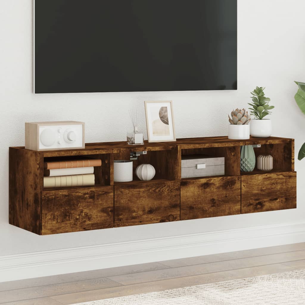 Tv Wall Cabinet 60X30X30 Cm Engineered Wood
