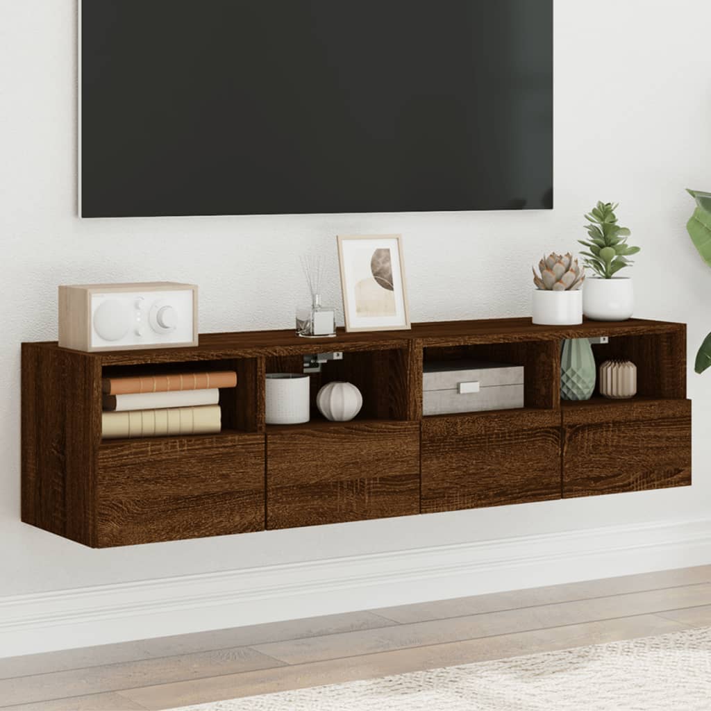 Tv Wall Cabinet 60X30X30 Cm Engineered Wood