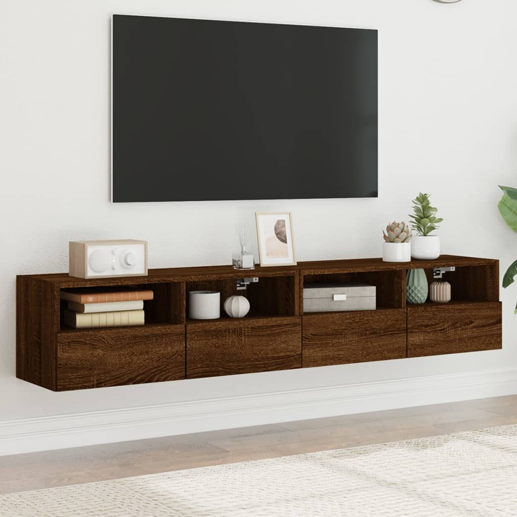 Tv Wall Cabinet 60X30X30 Cm Engineered Wood