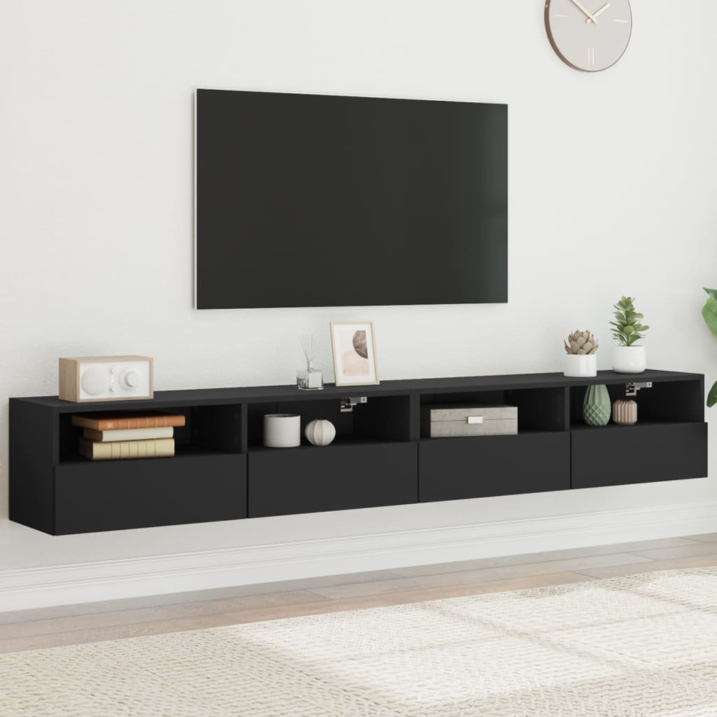 Tv Wall Cabinet 60X30X30 Cm Engineered Wood