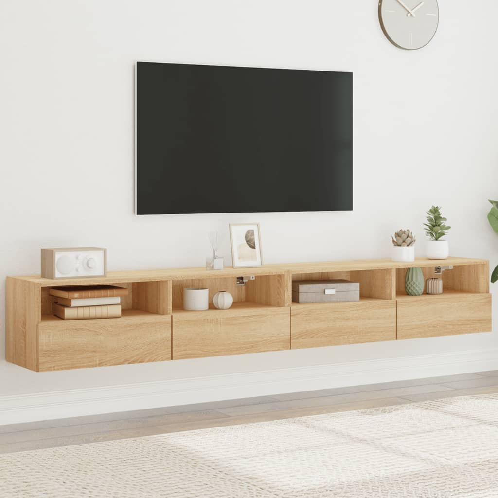 Tv Wall Cabinet 60X30X30 Cm Engineered Wood