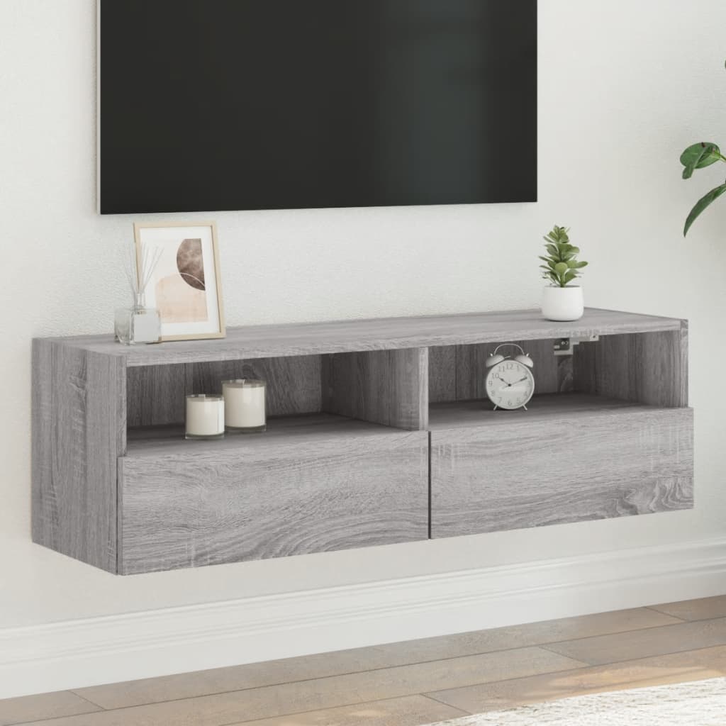 Tv Wall Cabinet 60X30X30 Cm Engineered Wood