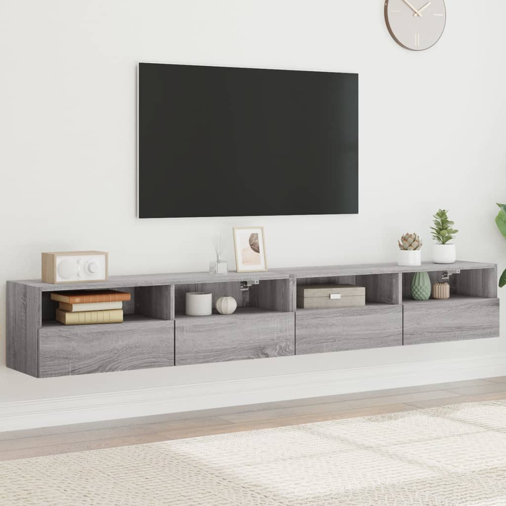 Tv Wall Cabinet 60X30X30 Cm Engineered Wood