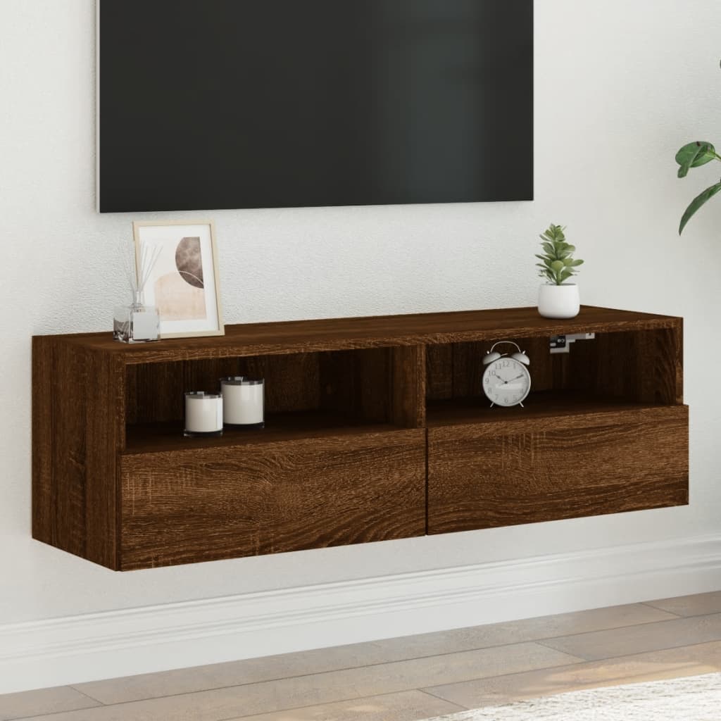 Tv Wall Cabinet 60X30X30 Cm Engineered Wood