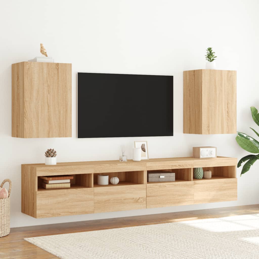 Tv Wall Cabinet 40.5X30X Engineered Wood