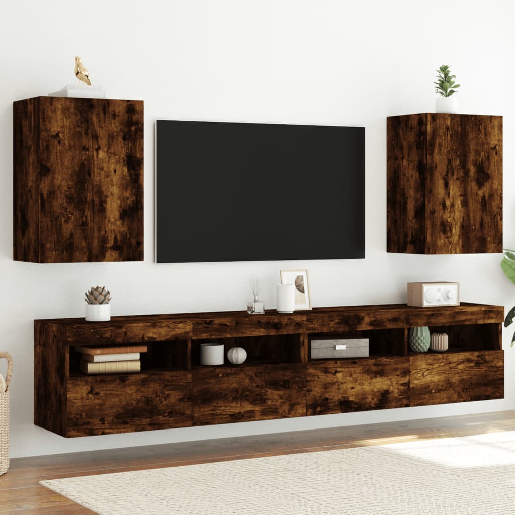 Tv Wall Cabinet 40.5X30X Engineered Wood