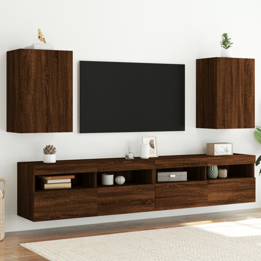 Tv Wall Cabinet 40.5X30X Engineered Wood