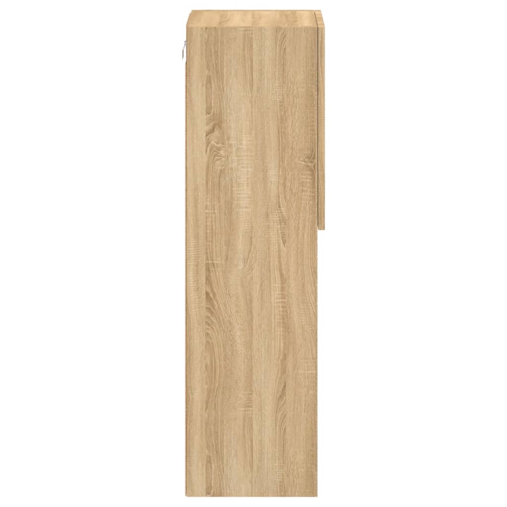 Tv Cabinets With Led Lights 2 Pcs 30.5X30X Sonoma Oak