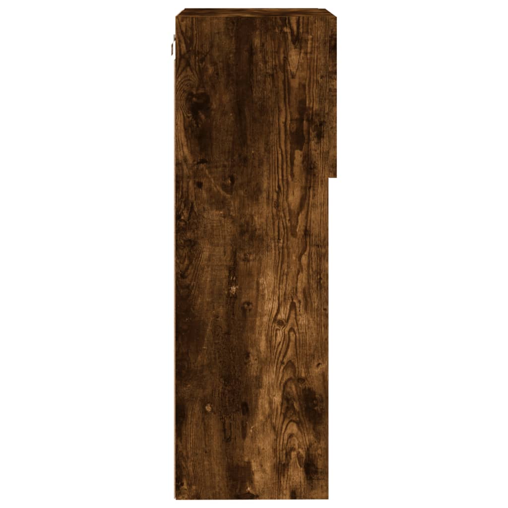 Tv Cabinet With Led Lights 40.5X30X Smoked Oak