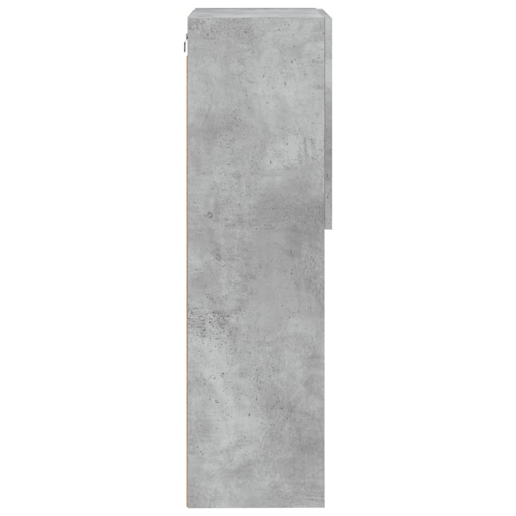 Tv Cabinet With Led Lights 40.5X30X Concrete Grey