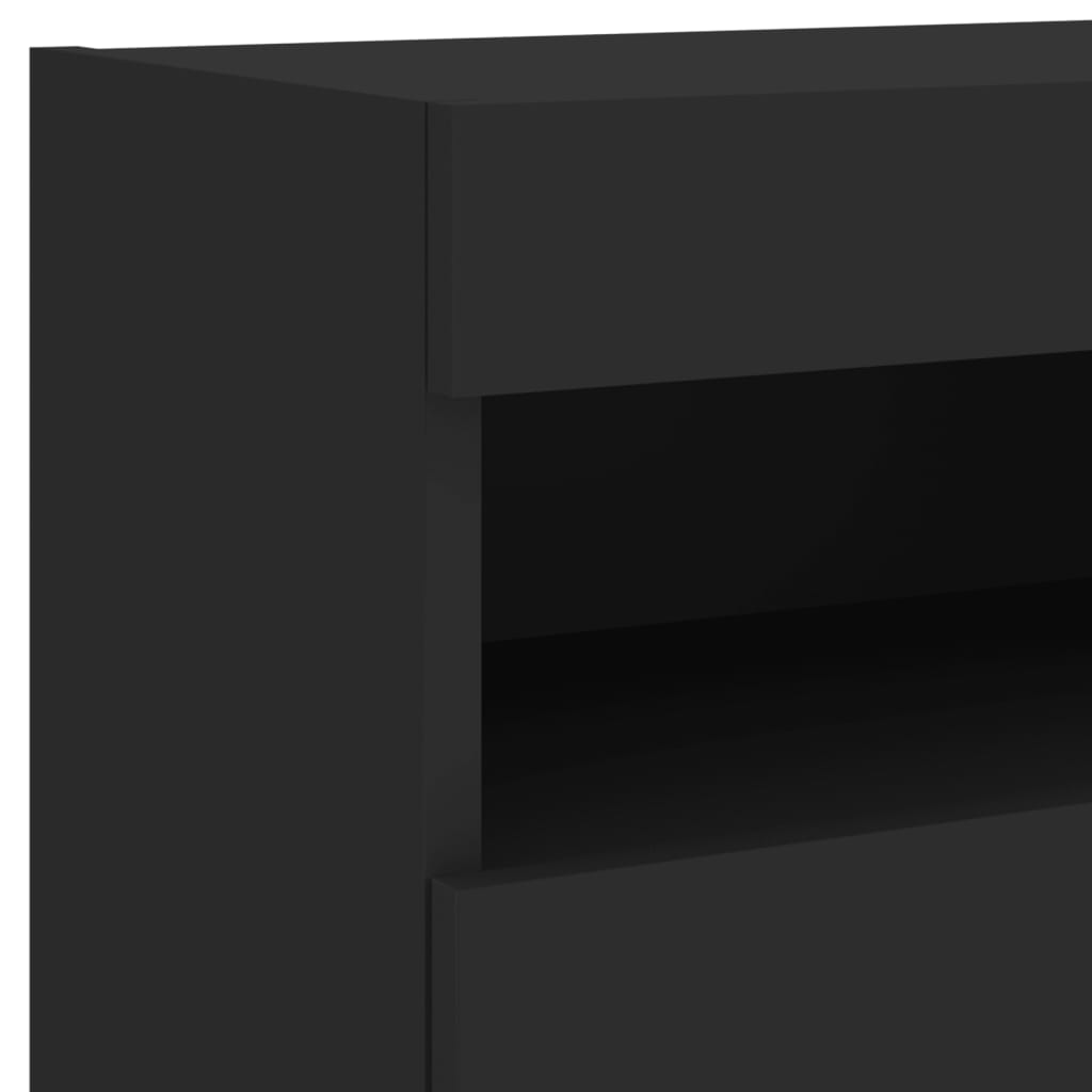 Tv Wall Cabinet With Led Lights 40X30X